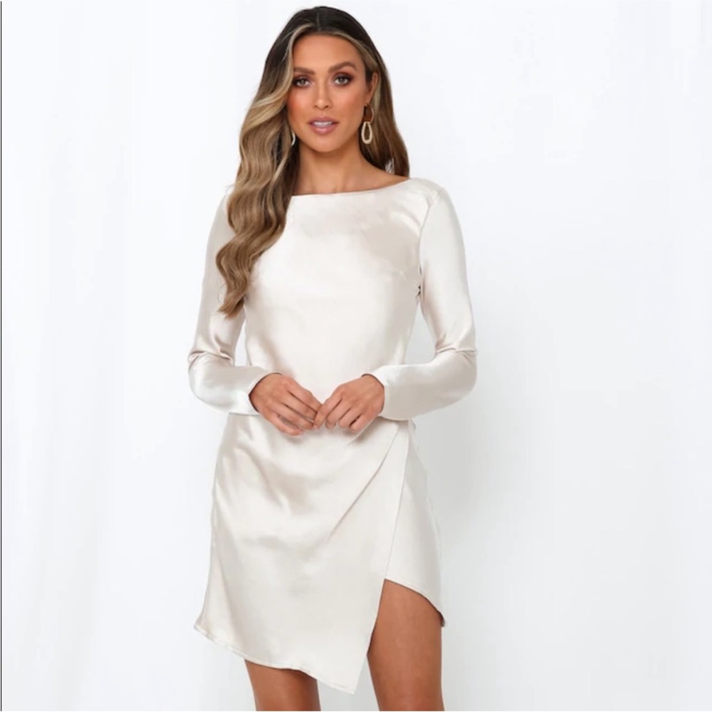 HELLO MOLLY EXPRESSED PERMISSION DRESS CHAMPAGNE - Medium